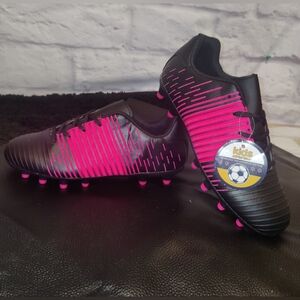 starmerx Boys Girls Firm Ground Soccer Cleats Kids Athletic Football Shoes